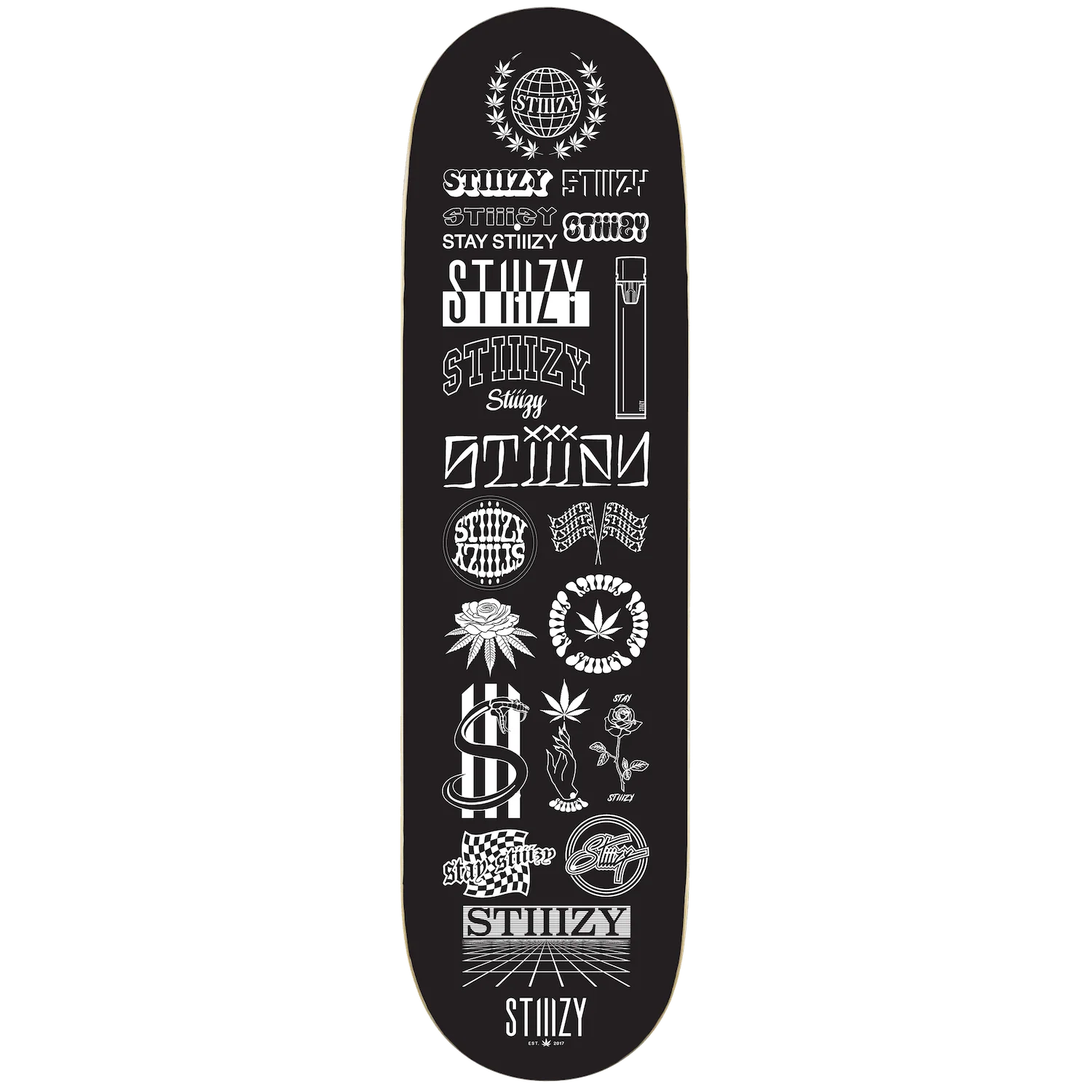 STIIIZY FLASH SKATE DECK